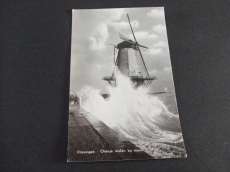 Vlissingen ,Oranje Molen bij storm